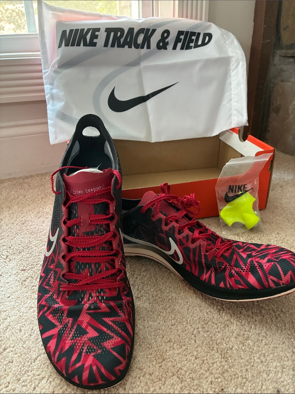 Bowerman Track Club Limited Edition Nike ZoomX Dragonfly Red Sprite
Track Spikes